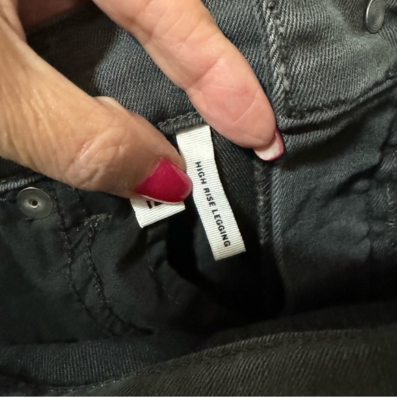 LOFT - High rise "Leggings" / Skinny - Gray / Charcoal Jeans - Size 12 - Picture 6 of 6